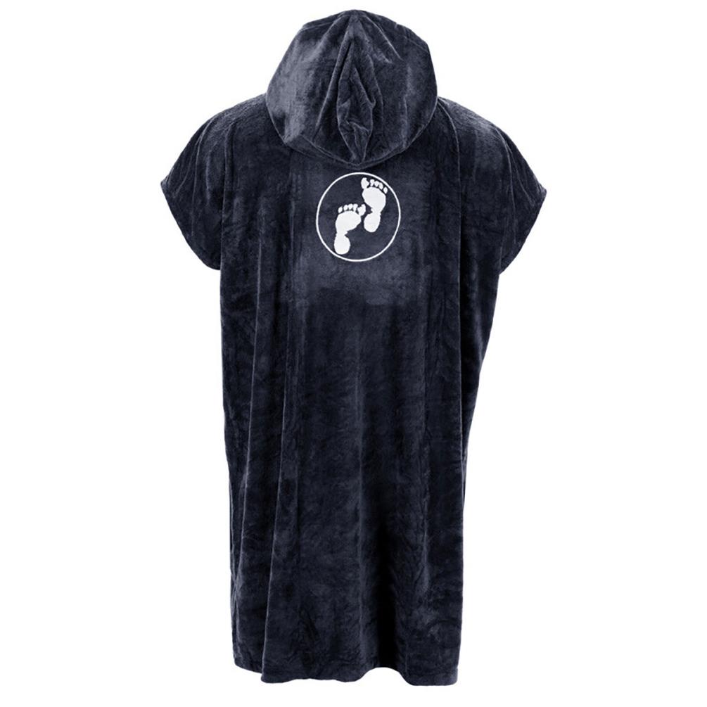 Two Bare Feet Towelling Changing Robe - Black Extra Image 1
